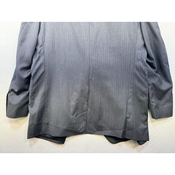 Jos. A. Bank Signature Collection Mens Wool Blazer 46L Gray Suit Jacket - Picture 11 of 13